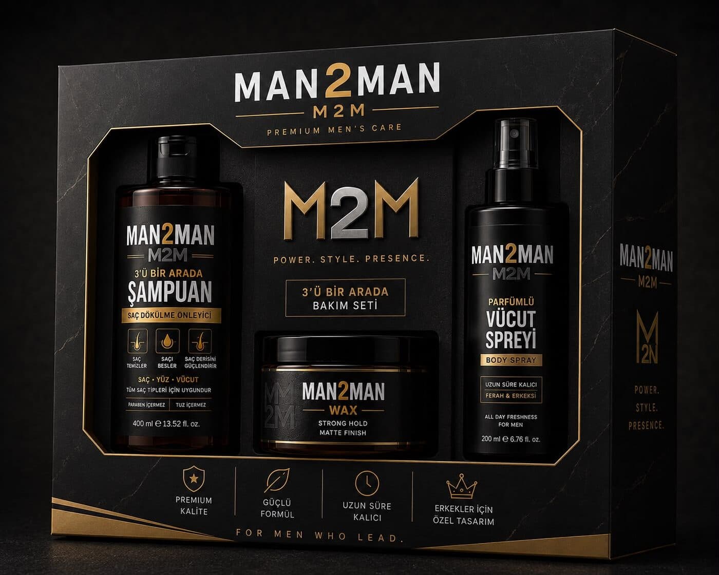 MAN2MAN Premium Men's Care set kutusu
